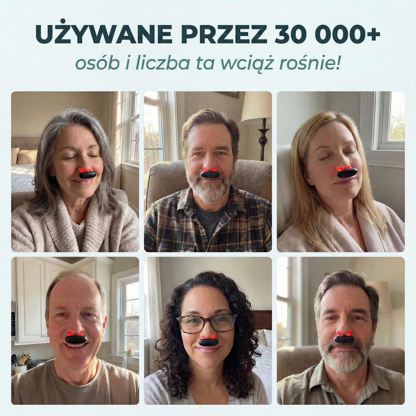 Nosalis – Terapia Światłem Czerwonym przy Zatkanym Nosie