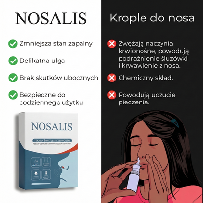 Nosalis – Terapia Światłem Czerwonym przy Zatkanym Nosie