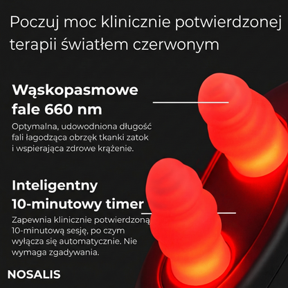 Nosalis – Terapia Światłem Czerwonym przy Zatkanym Nosie